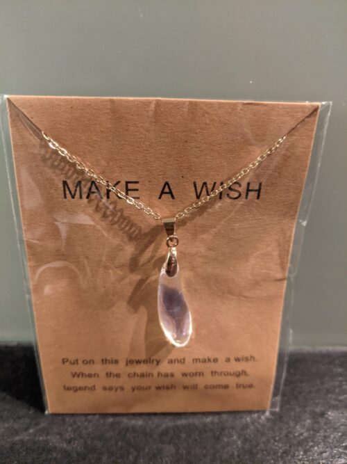 Make a wish ketting druppel