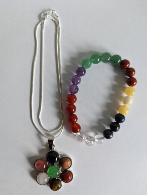 Chakraketting Flower met armband