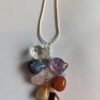 Chakra hanger met 7 edelstenen + ketting