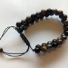 Kralenarmband van Tijgeroog en hematiet