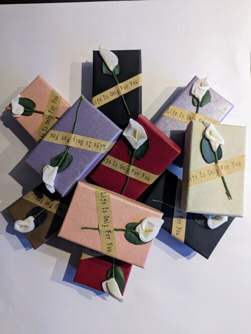 Cadeau doosje bloem