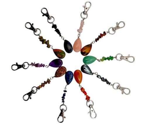 Luxe tassen en sleutelhanger edelsteen druppel