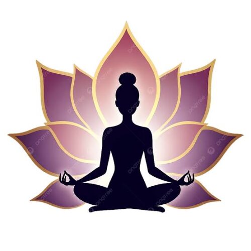 Yoga met lotusbloem